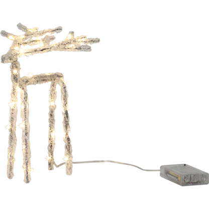 Dekorationsfigur Icy 20cm inomhus 3xAA
