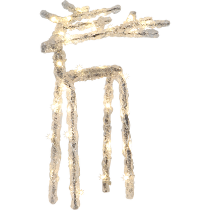 Dekorationsfigur Icy 20cm inomhus 3xAA