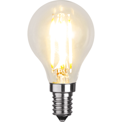 LED litet klot 4,2W 470lm 2700K dimbar E14