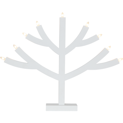 Ljusstake Grene vit 9 ljus 51cm hög