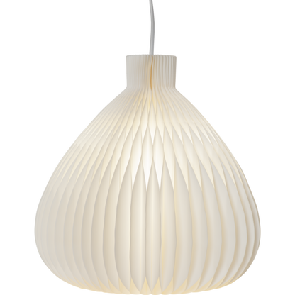 Hängande dekoration honeycomb vit 38cm hög