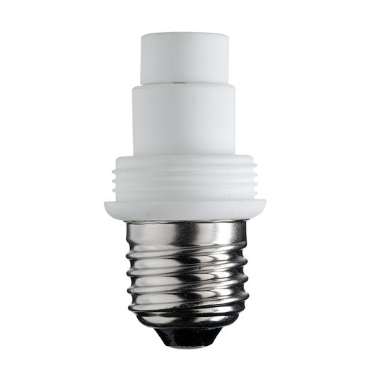 Adapter E27 till G9 vit gänga 31,5mm