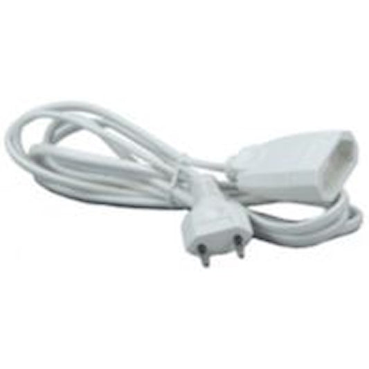 Skarvsladd Europa 4m vit 2x1.0