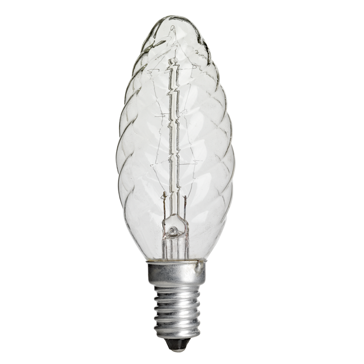 Glödlampa vridet kronljus 25W 150lm 2700K E14