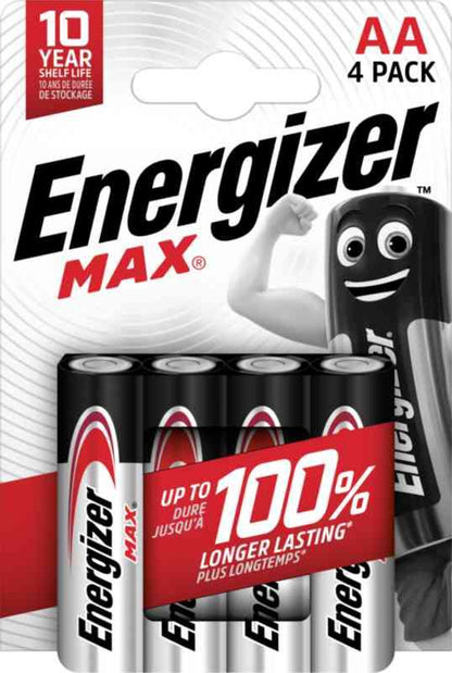 BATTERI MAX AA/LR6 4P ENERGIZER