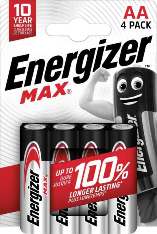 BATTERI MAX AA/LR6 4P ENERGIZER