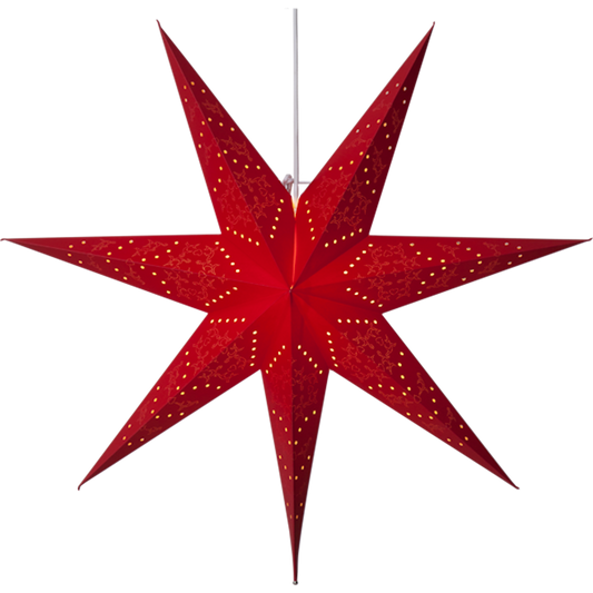 Pappersstjärna Sensy 70cm röd
