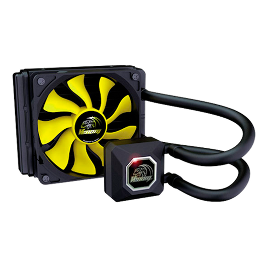 Akasa Venom A10 singel radiator flytande CPU kylare 120mm fläkt