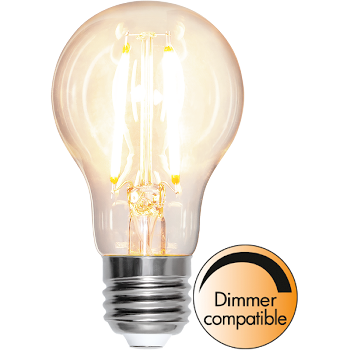 Illumination LED normalform klar 8W 810lm 2700K dimbar E27