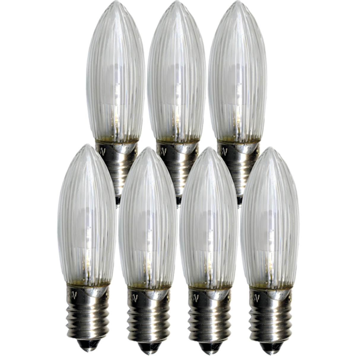 Topplampa LED 7-pack 0,2W 10-55V E10