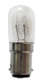Glödlampa symaskin 15W 54mm 240V BA15d