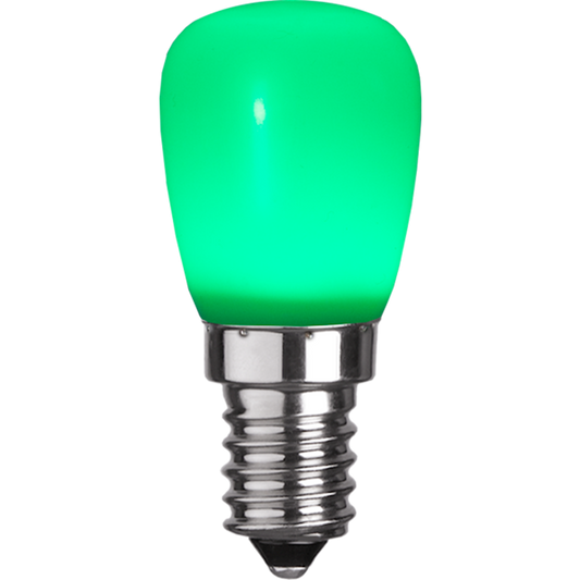 LED päronlampa grön E14