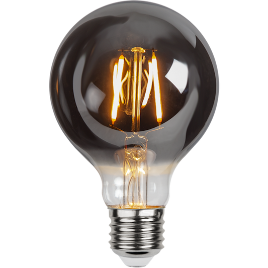 LED stor glob smoke 1,8W 80lm 2100K G80 E27