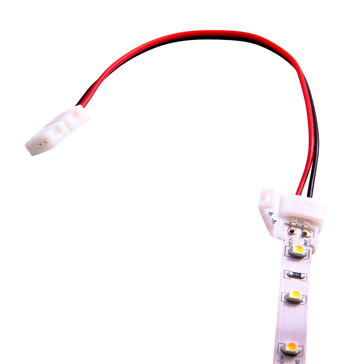 Skarvkabel 15cm LED-strip 3528 enkelfärg