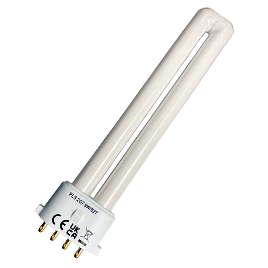 Kompaktlysrör PLS/E 9W 600lm 827 2700K 4-pin 2G7